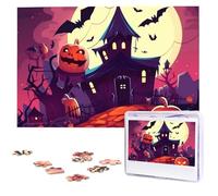 Happy Halloween Puzzles from Photos 1000 Pezzi Puzzle in legno personalizzato Puzzle impegnativo per adulti Immagine personalizzata Puzzle Regali per Famiglia Matrimonio Amico