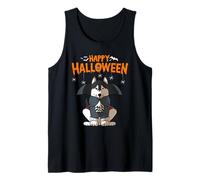 Happy Halloween Siberian Husky Amante dei Cani Canotta