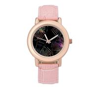 Happy Halloween Spider Web Orologio da polso da donna personalizzato alla moda con cinturino a scelta regalo per compleanni San Valentino, Stile:, regular, MHXYZHW