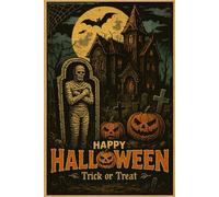 Happy Halloween Trick or Treat: Spooky Notes for Ghouls, Goblins & Ghost Lovers | 6x9 Lined Notebook