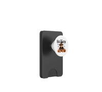 Happy Halloween Witch Teddy Bear Pumpkin Graphic PopSockets PopWallet per MagSafe
