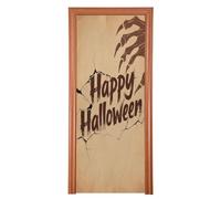 Happy Halloween zampa marrone decorazioni di Halloween coperture per la parte anteriore 88,9 x 200,7 cm Just Married Banner portico decorazione interna ed esterna M