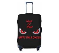 Happy Halloween2 - Copribagagli da viaggio, elastico, per valigie, 45-81 cm, Nero , L