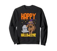 Happy Halloweenie Bassotto Cane Halloween Felpa