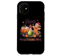 Happy Hallowethanksmas Joyful Cheer Design Custodia per iPhone 11