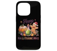 Happy Hallowethanksmas Joyful Cheer Design Custodia per iPhone 13 Pro
