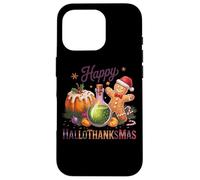 Happy Hallowethanksmas Joyful Cheer Design Custodia per iPhone 16 Pro
