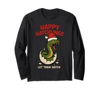Happy Hatchlings - Serpente Natalizio con Cucciolo di Serpente Maglia a Manica