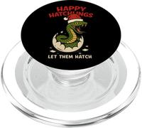 Happy Hatchlings - Serpente natalizio con cucciolo di serpente PopSockets PopGrip per MagSafe