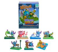 HAPPY HAUL Disney Stitch Goes Wild Scene Setters, action figure collezionabile a sorpresa in blind box con base scenica e accessori, altezza 8 cm, edizione limitata, da 8 anni in su