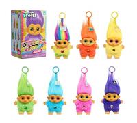 Happy Haul Good Luck Trolls Peluche in Vinile con Clip a Sorpresa | Drop 2 Blind Box Collezionabile, Drop in Edizione Limitata, by Just Play, da 8+ anni