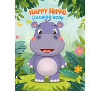 Happy Hippo Coloring Book