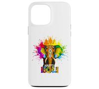 Happy Holi Festival India Colors Elephant Hindu Spring 2025 Custodia per iPhone 13 Pro Max