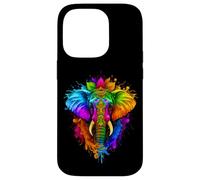 Happy Holi Festival India Colors Elephant Hindu Spring 2025 Custodia per iPhone 14 Pro