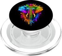 Happy Holi Festival India Colors Elephant Hindu Spring 2025 PopSockets PopGrip per MagSafe