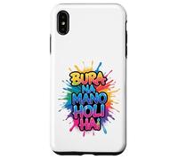Happy Holi Festival India Hindu Colors Spring Woman Kids Men Custodia per iPhone XS Max