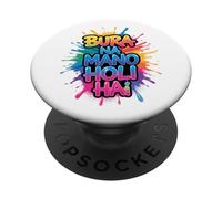 Happy Holi Festival India Hindu Colors Spring Woman Kids Men PopSockets PopGrip Adesivo