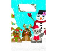 Happy Holiday Puppies Notebook: A Cute Christmas Puppy Notebook with 120 Lined Pages | Perfect for Writing, Journaling, and Holiday Notes