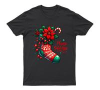Happy Holidays Christmas Stocking Holiday Maglietta da uomo maglietta...