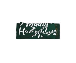 Happy Holidays Fascia per capelli con fiocco e morbido accessorio per capelli per neonati, bambini e bambini.