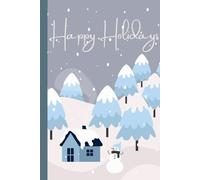 Happy Holidays Kids Notebook - Fun Holiday Journal for Writing & Notes: notebook