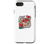 Happy Holidays Vintage Toy Nostalgia Collage Custodia per iPhone SE (2020) / 7/8