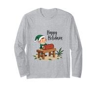 Happy Holidaze Maglia a Manica