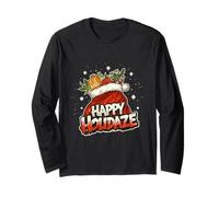 Happy Holidaze Maglia a Manica