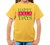 Happy Holla Giorni - T-Shirt - Natale Anno Nuovo Vacanze Santa
