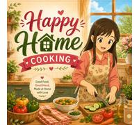 Happy Home Cooking Coloring Book: Cozy Kitchen Scenes, Delicious Homemade Meals, and Relaxing Coloring Fun