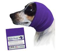 Happy Hood, cappuccio viola per la toelettatura del cane, riduce lo stress e l'ansia, disponibile in due taglie (grande)