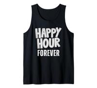Happy Hour Forever - Divertente Design per Bevande Fredde Canotta