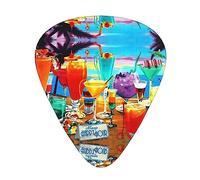 Happy Hour Plettro per Chitarra 12 Plettri Moda Personalizzato Bass Pick Durevole Plettri Per Chitarra Elettrica Accessori per Strumenti