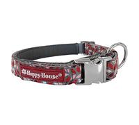 Happy-House - Collare Flora, taglia S, 20-25 cm, colore: Rosso