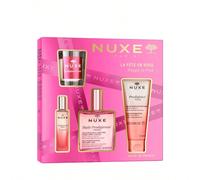 Nuxe set Iconico Prodigieux Floral: Olio 100ml + Profumo 15ml + Gel doccia 100ml + Candela