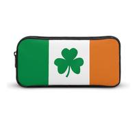 Happy Irish Holidays - Astuccio grande capacità, minimalista, leggero e resistente, piccola borsa portaoggetti per forniture per ufficio