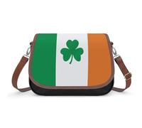 Happy Irish Holidays Borsa a tracolla da donna, in pelle, tracolla regolabile, rimovibile, borse a mani libere