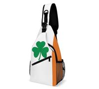 Happy Irish Holidays - Borsa a tracolla unisex, regolabile, piccolo zaino per escursioni e viaggi