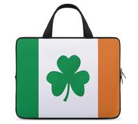 Happy Irish Holidays - Borsa per computer portatile, ultra sottile, leggera e impermeabile, in neoprene resistente, con cinghia da polso