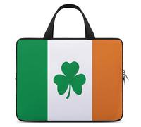 Happy Irish Holidays - Borsa per computer portatile, ultra sottile, leggera e impermeabile, in neoprene resistente, con cinghia da polso