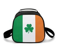 Happy Irish Holidays - Borsa termica per il pranzo, piccola borsa termica con tracolla regolabile, riutilizzabile, per lavoro, picnic, viaggi