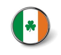 Happy Irish Holidays Round Badge Spilla Leggero Risvolto Tie Pins Regali Unici Spilla In Metallo Distintivo Per Cappello Camicia Abbigliamento Borse Decorazione