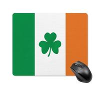 Happy Irish Holidays - Tappetino per mouse con bordo cucito, panno lavabile, antiscivolo, design perfetto per giochi, laptop, lavoro in ufficio