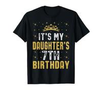 Happy It's My Daughter's 7th Birthday 2018 7 Anni Maglietta