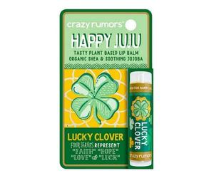 Happy Juju Lucky Clover Balsamo Labbra Con Confezione Blister 0,15 Oz