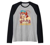 Happy Juneteenth Retro Donna Afro-Americana Storia Nera Maglia con Maniche Raglan