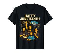Happy Juneteenth Retro Donna Afro-Americana Storia Nera Maglietta
