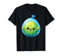Happy Kawaii Carino Cactus in Acqua Palloncino Borsa Maglietta