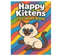 Happy Kittens Coloring Book
