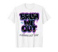 Happy Last Day of School Bruh We Out Kids Groovy Cute Funny Maglietta